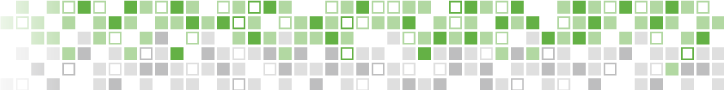 Grid of green and gray squares